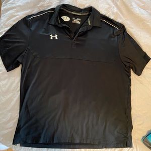Under armour black polo. Loose fit